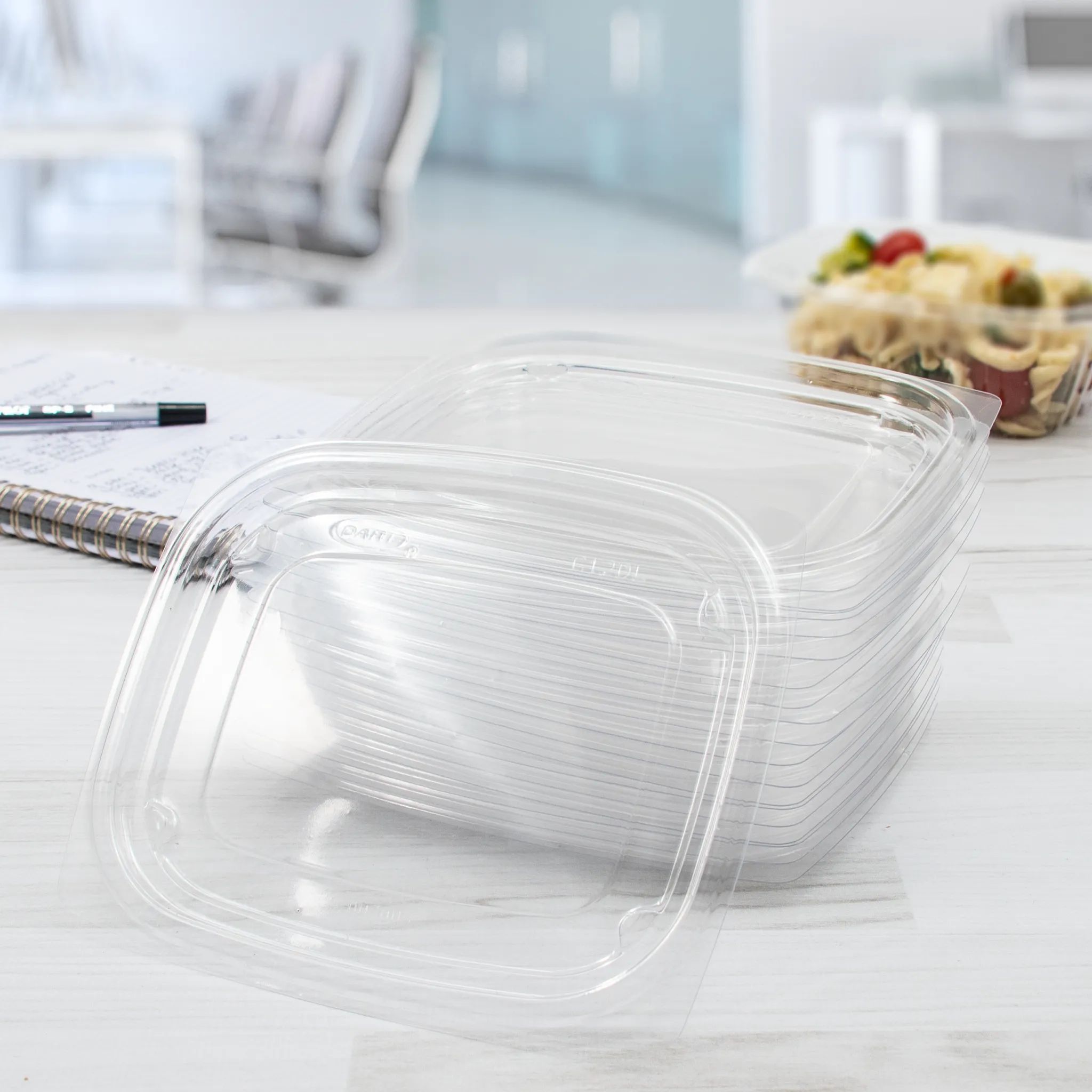 Dart Clear Ops Plastic Flat Lid For Clearpac Containers -- 1008 Per Case