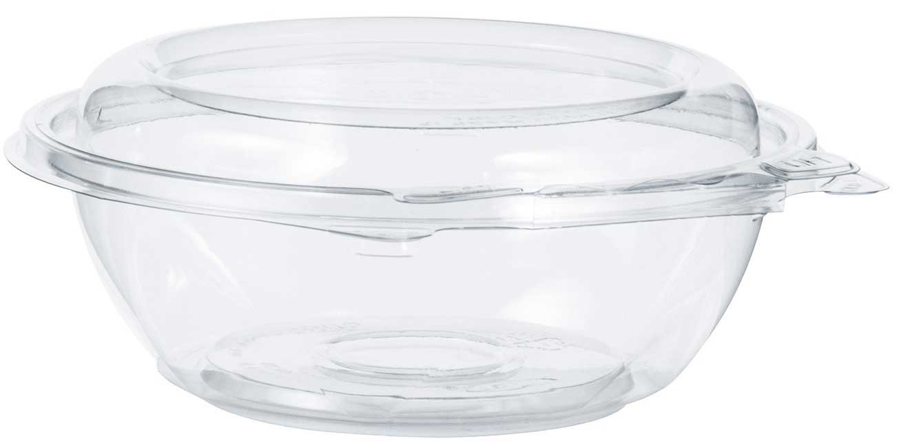 Safeseal Polyethylene Tamper Resistant Clear Bowl, 8 Ounce -- 240 Per Case