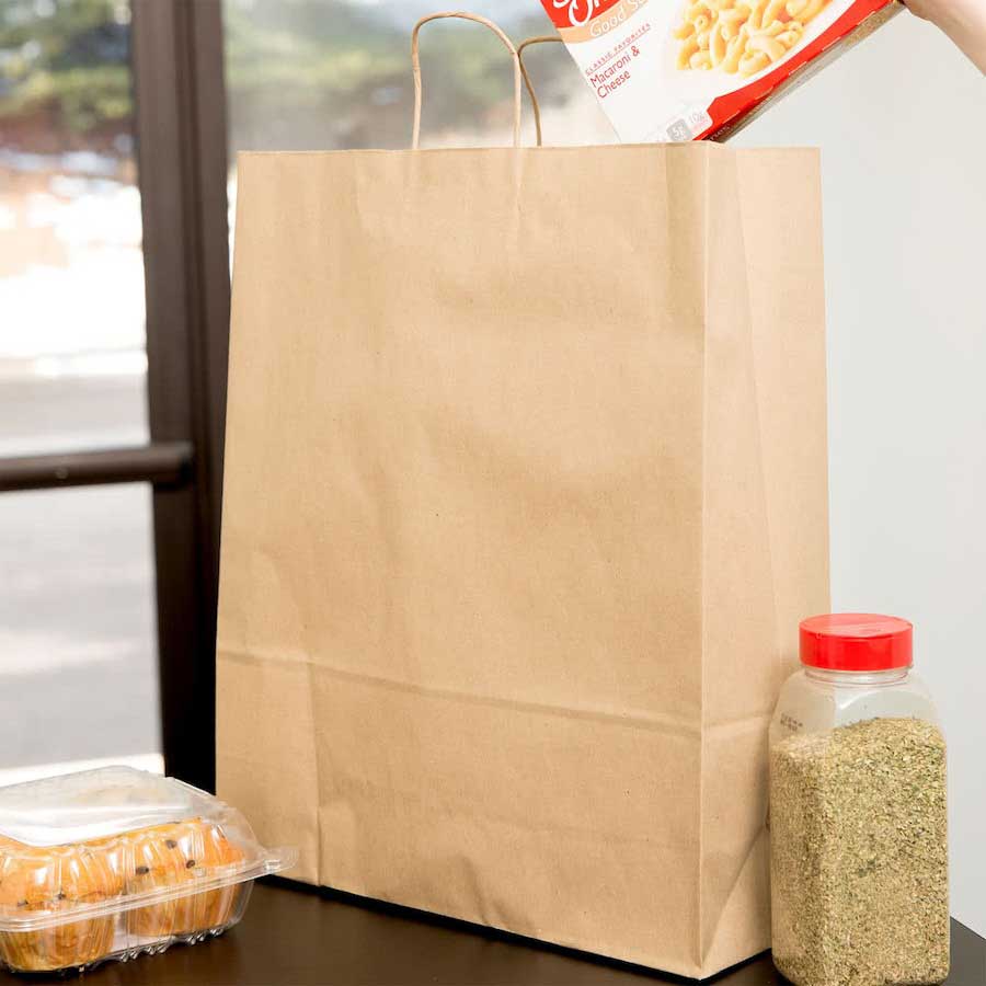 Duro Hilex Poly Kraft Recycled Shopping Bag Case