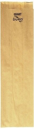 Duro Hilex Poly Kraft Virgin Paper Liquor Bag, 1 Quart -- 500 Per Case