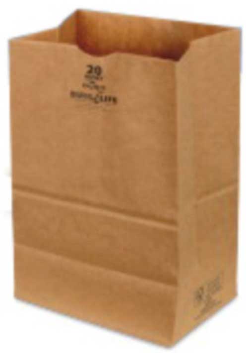 Duro Hilex Poly Husky Dubl Life 100 Percent Recycled Kraft Self Opening Style Bag, 20 Pound Sh -- 400 Per Case
