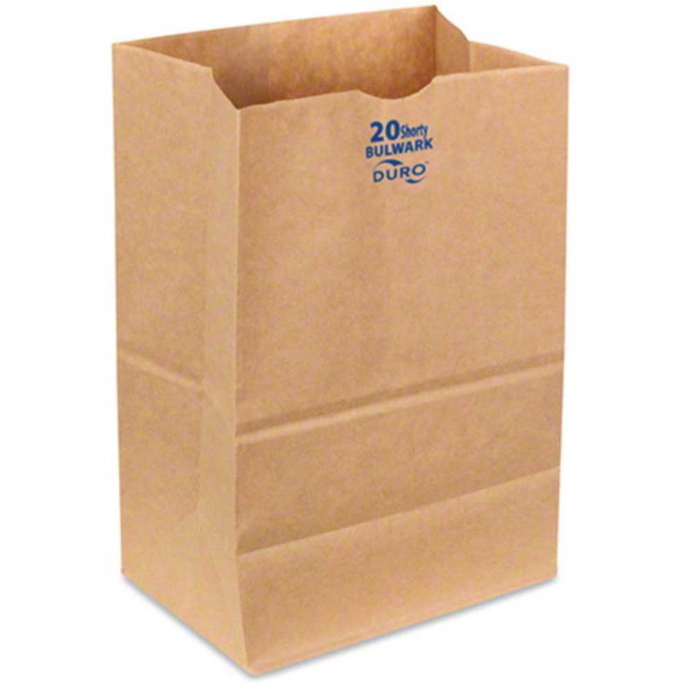 Duro Brown Virgin Paper Bulwark Bag, 8.25 X 5.31 X 16.13 Inch, 400 Per Bundle