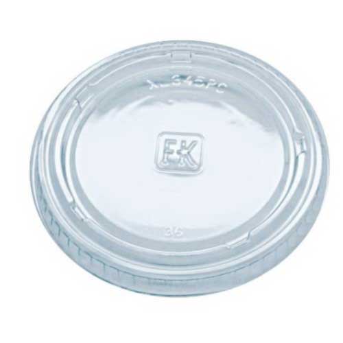 Fabri-kal Clear Polyethylene Terephthalate Portion Cup Lid Only -- 2500 Per Case