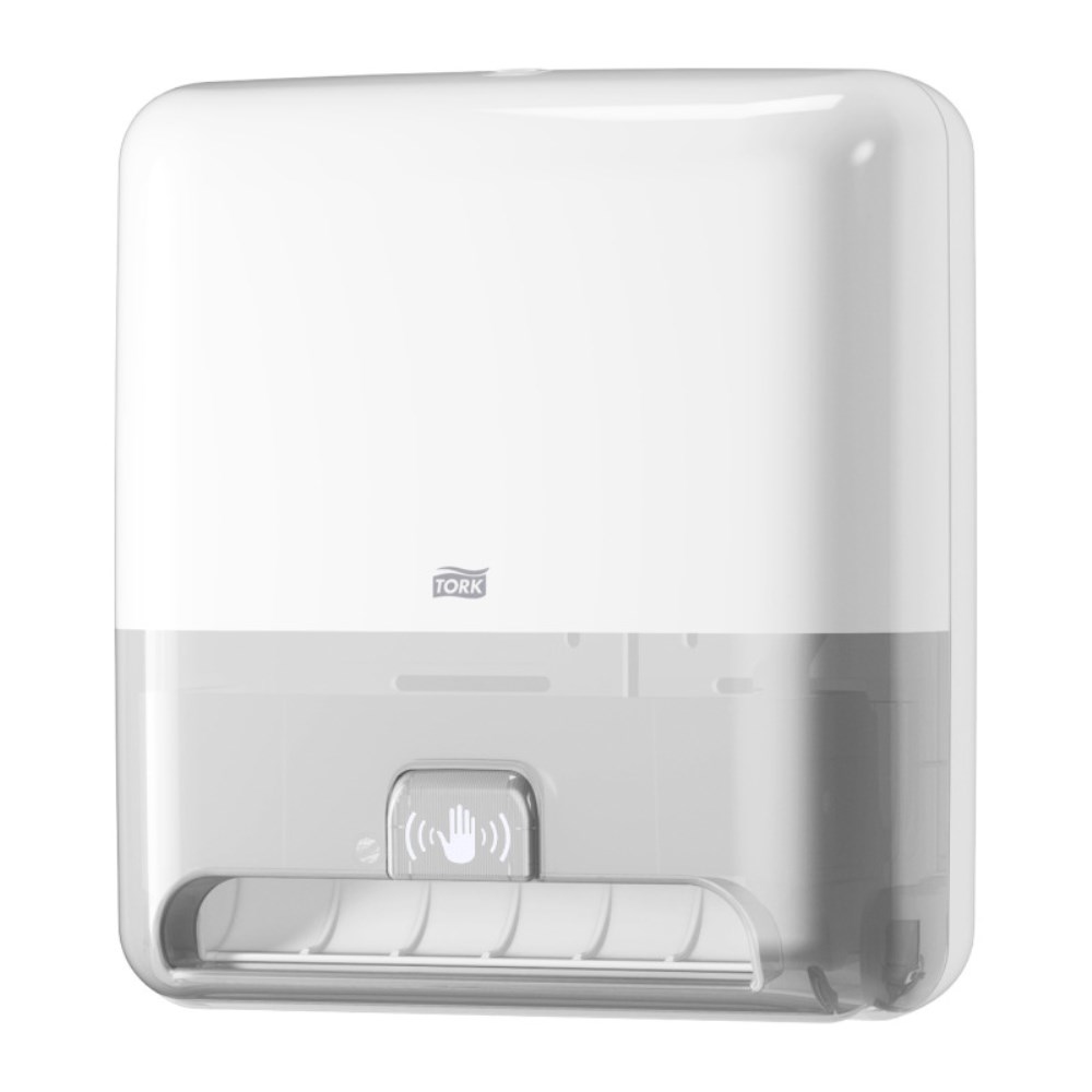 Tork Matic White Plastic Hand Towel Roll Dispenser, 14.5 X 13 X 8 Inch