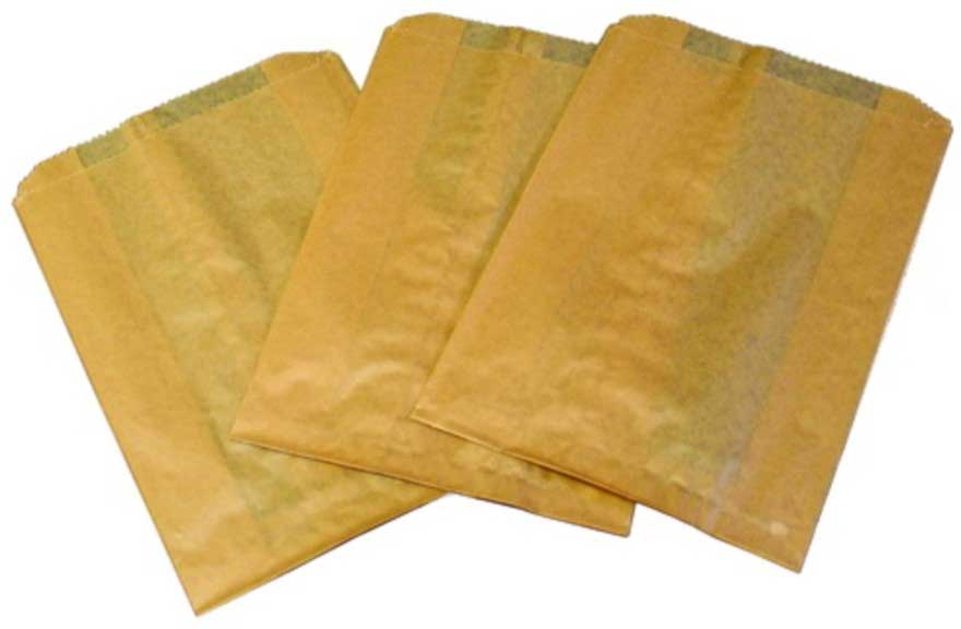 Hospital Specialty Company Kraft Waxed Feminine Hygiene Disposal Bag With Gusset, 7.5 X 10 X 3 Inch -- 1000 Per Case