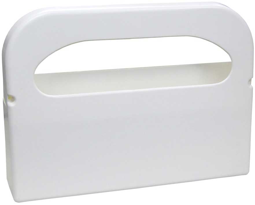 Health Gards White High Impact Polystyrene Half Fold Toilet Seat Cover Dispenser