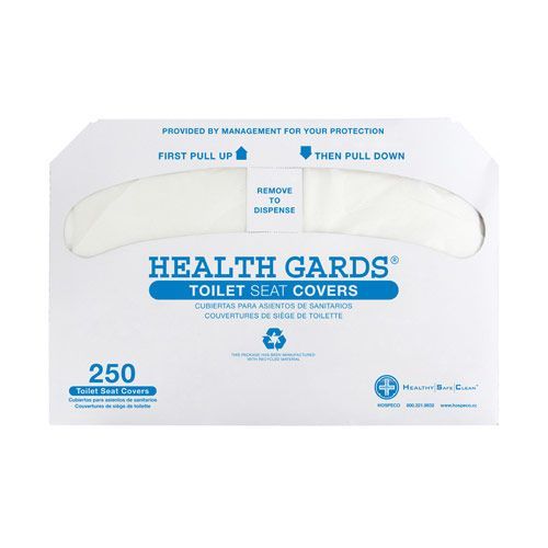 Health Gards Half-fold Toilet Seat Covers, 15.40 X 10.70 X 3.60 Inch -- 1000 Per Case