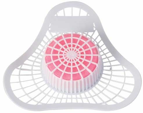 Hospital Specialty Company Health Gards Pink Para Dichlorobenzene Urinal Screen With Block -- 12 Per Case