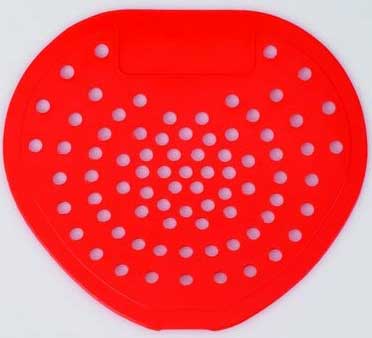 Health Gards Vinyl Cherry Urinal Screen -- 12 Per Case