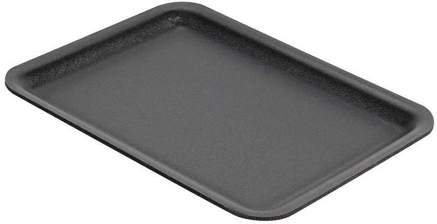 Supermarket Tray, #2S, 8.2 x 5.7 x 0.65, Black, Foam, 500/Carton Supermarket Tray, #2S, 8.2 x 5.7 x 0.65, Black, Foam, 500/Carton