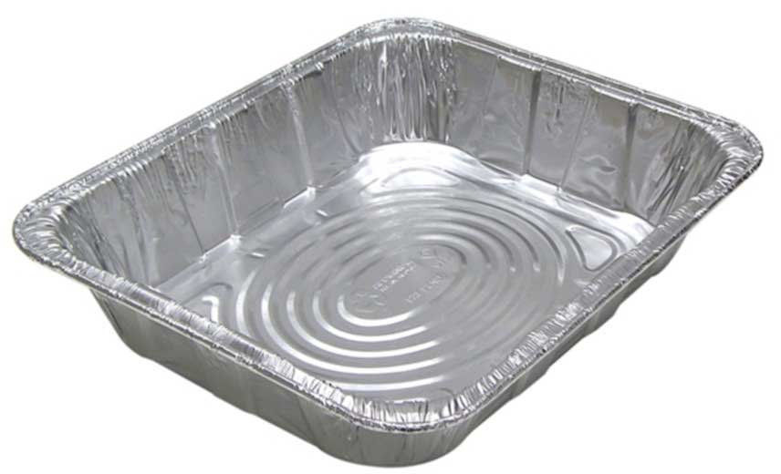 Pactiv Half-size Deep Silver Heavy Weight Aluminum Foil Steam Table Pan, 120 Ounce Capacity -- 100 Per Case