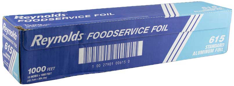 Pactiv Reynolds Standard Silver Aluminum Foil Roll Dispenser Box, 18 In X 1000 Ft, 1 Roll
