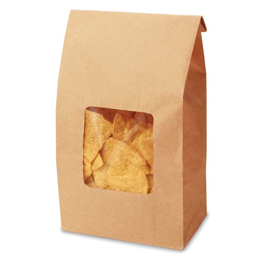Bagcraft Tortilla Chip Bag with Tin Ties Case