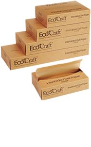 Ecocraft Natural Wax Coated Paper Interfolded Deli Tissue, 12 X 10.75 Inch -- 6000 Per Case