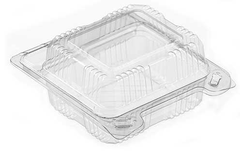 Polar Pak Clear Dessert Container with Fork Case | FoodServiceDirect