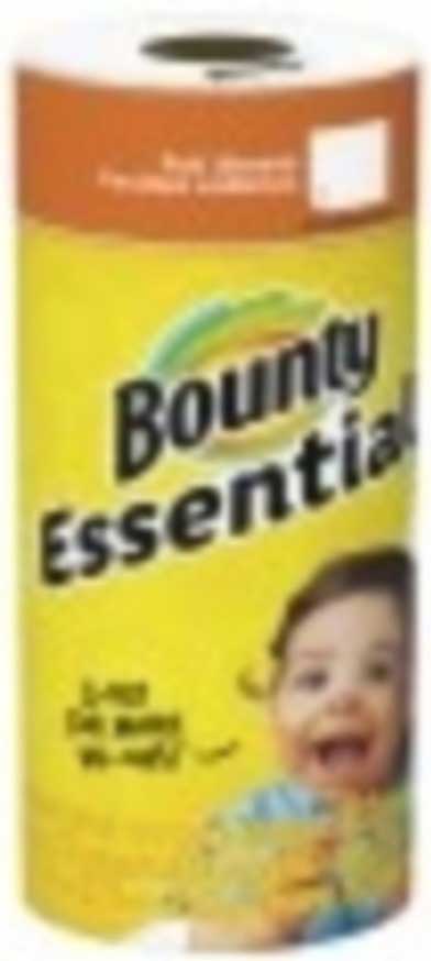 Bounty Essentials Full-sheet White 2 Ply Paper Towel, 11 X 10.24 Inch, 40 Sheets Per Roll -- 30 Per Case