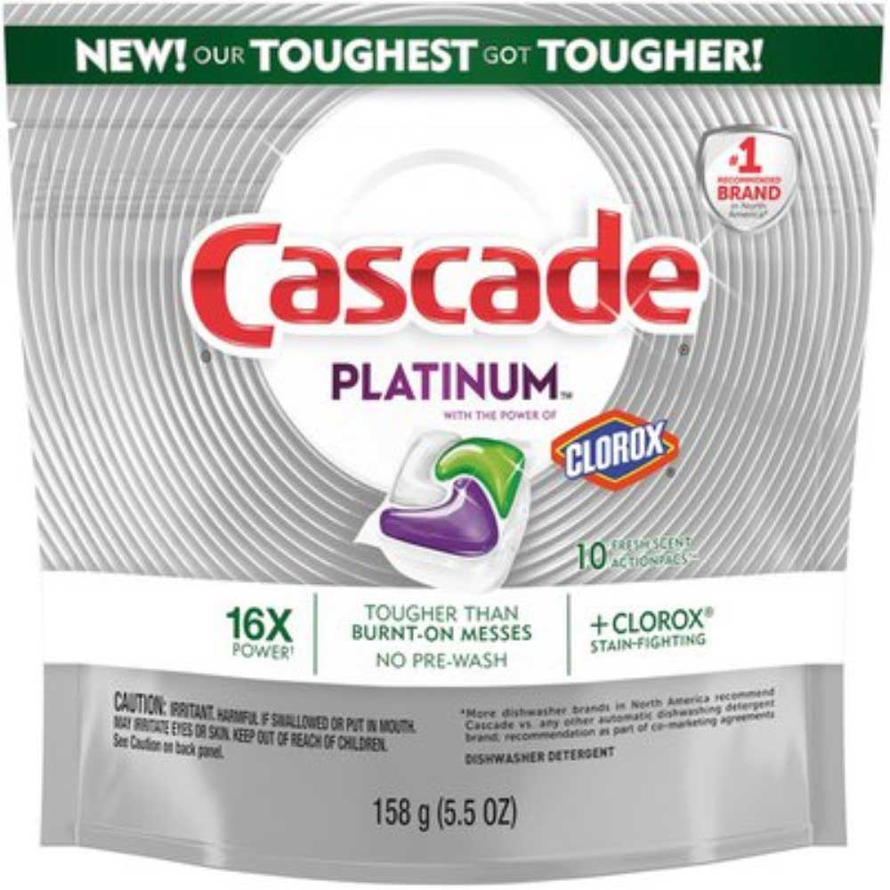 Cascade Dishwasher Detergent Pods -- 60 Per Case