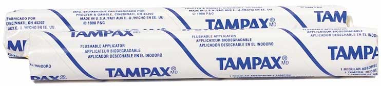 Procter and Gamble Regular Vending Tampax Tampon Case