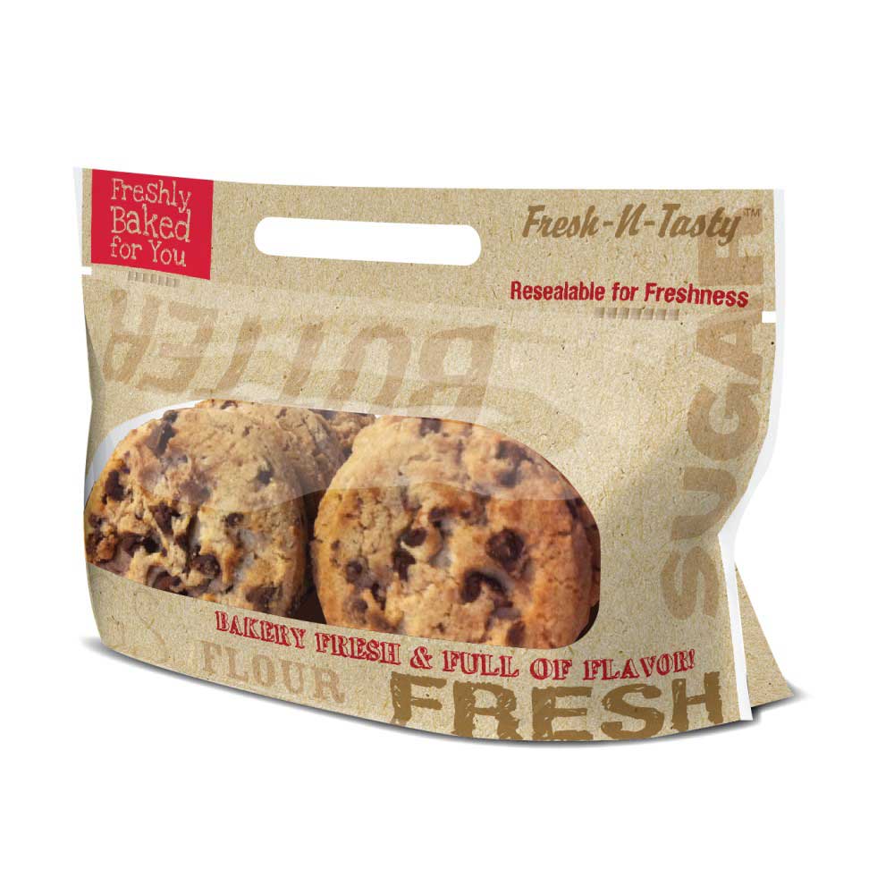 Transcontinental Robbie Plastic Fresh Bakery Pouch, 12 X 7.5 X 4 Inch -- 250 Per Case