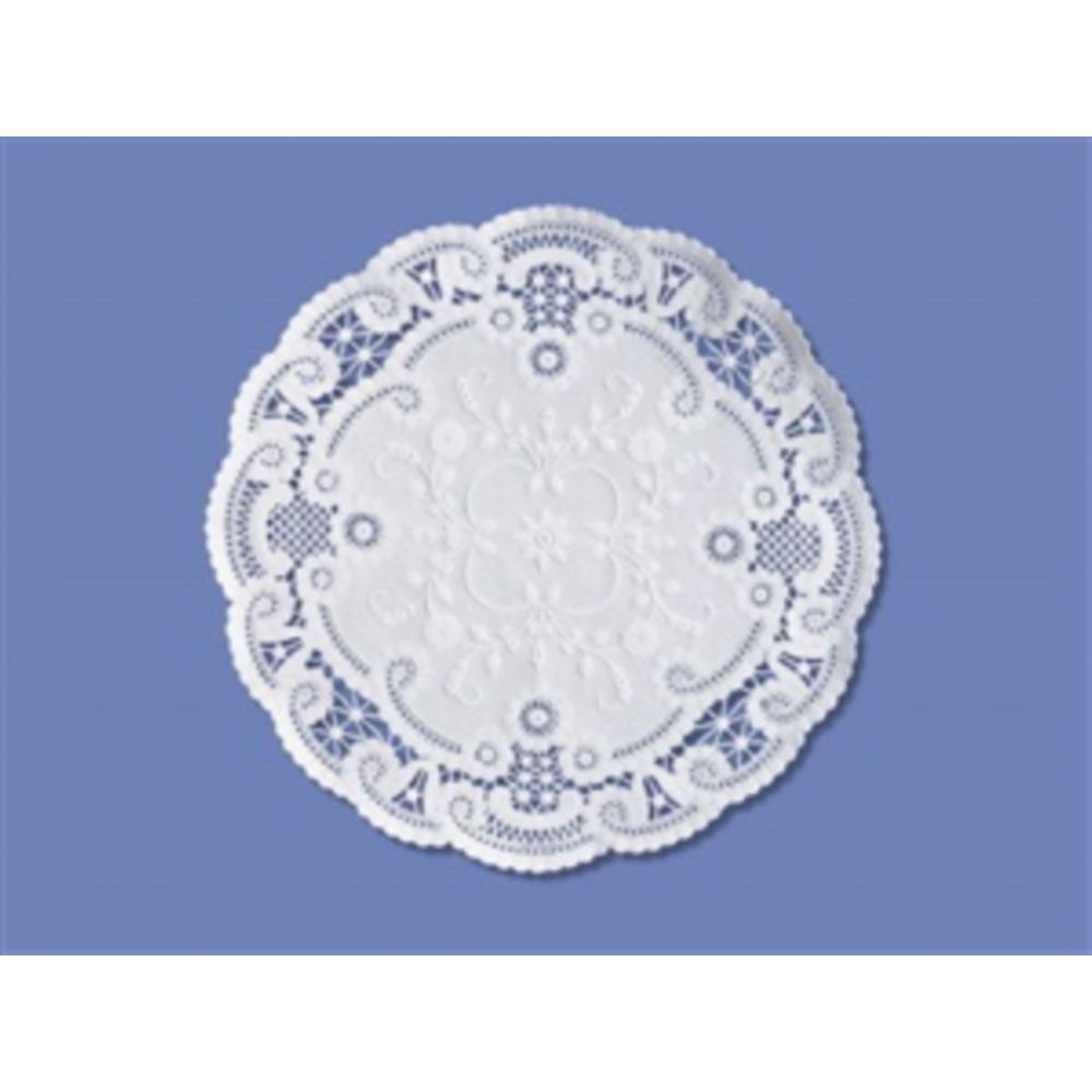 Hoffmaster White Paper Round French Lace Doily, 5 Inch -- 10000 Per Case