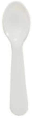 Solo White Polystyrene Light Weight Taster Spoon, Bulk, 3 Inch -- 3000 Per Case
