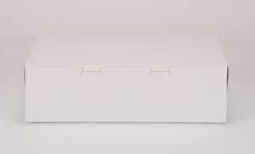 Southern Champion Tray Standard White Bakery Box, 14 X 10 X 4 Inch -- 100 Per Case