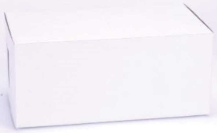BAKERY L/C BOX PAPER 9X5X4 WHITE