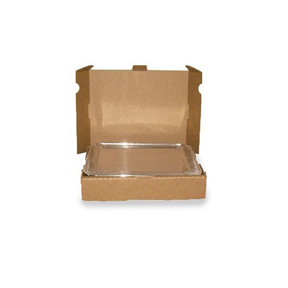 Southern Champion Tray Kraft 1/2 Steamtable Pan Carry Out Box, 12.75 x