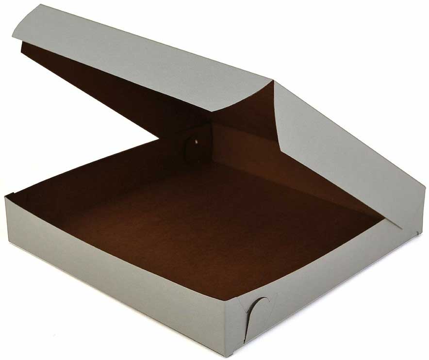 Southern Champion Tray Clay Coated White Kraft Paperboard Pizza Box, 9 X 9 X 1.5 Inch -- 100 Per Case
