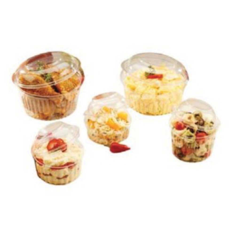 Reynolds Clear Pet Hinge Flat Lid Sho-bowl, 24 Ounce -- 150 Per Case