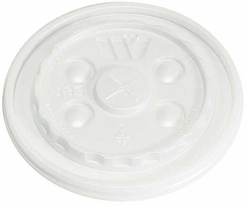 Wincup Handi-kup Translucent Straw Slotted Lid Only -- 1000 Per Case