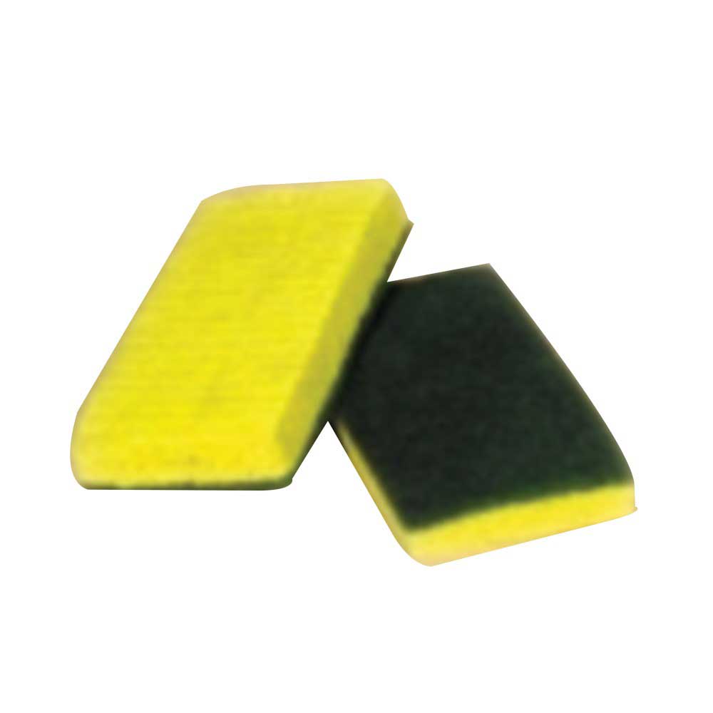 Acs Yellow And Green Cellulose Scrubbing Sponge, 6.25 X 3.25 Inch -- 20 Per Case