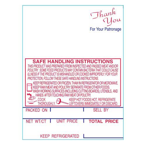 Bollin Hobart Sp 1500 Style K Label -- 750 Per Case