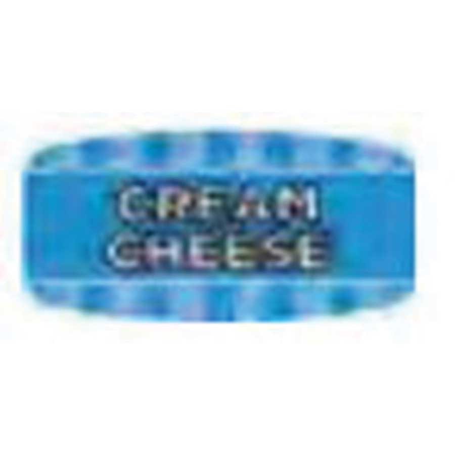 Bollin Mini Cream Cheese Flavor Label, 0.625 X 1.25 Inch, 1000 Per Roll