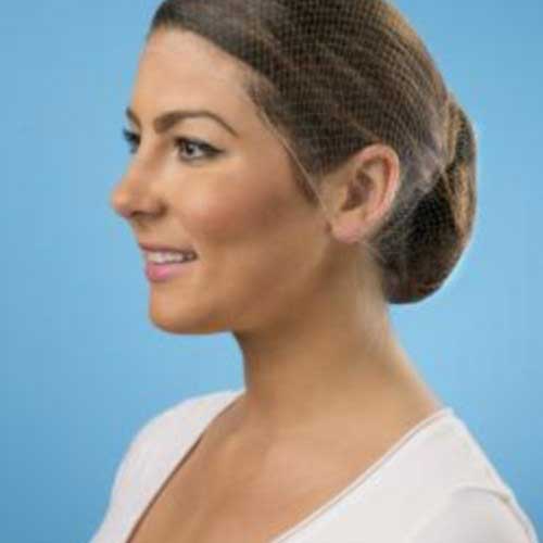 Cellucap Dark Brown Nylon 26 Inch Light Weight Hair Net, 144 Per Box