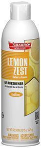 Champion Sprayon Lemon Zest Air Freshener, 15 Ounce -- 12 Per Case