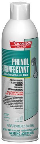 Champion Sprayon Phenol Disinfectant Cleaner, 15.5 Ounce -- 12 Per Case