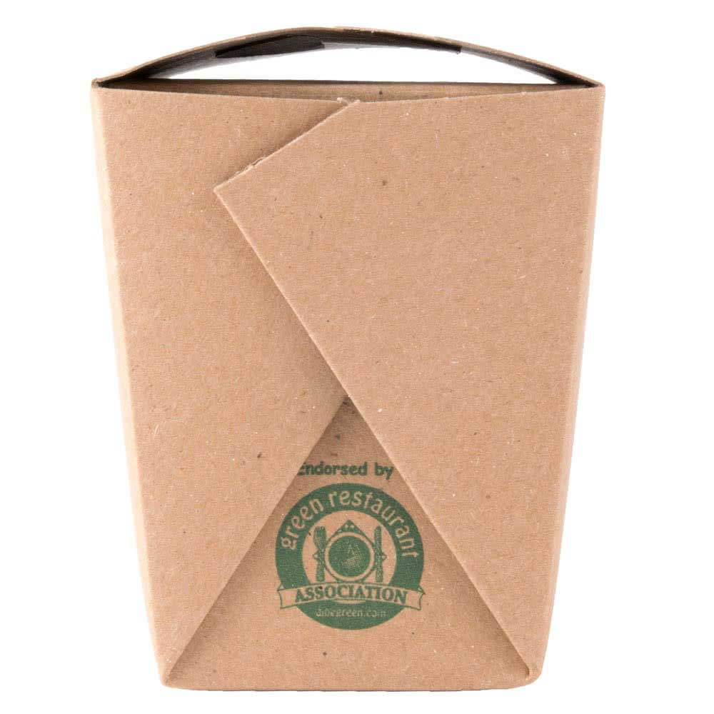 Westrock Fold-pak Brown Paper Rectangular Microwavable Food Pail, 3.25 Inch Height -- 450 Per Case