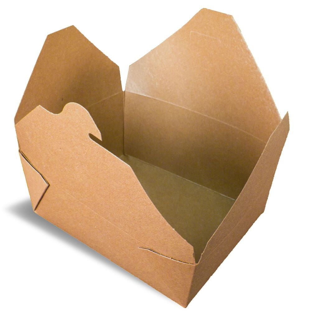 Bio Plus Earth Number 8 Sonoma Print Food Container, 6 X 4.75 X 2.5 Inch -- 300 Per Case