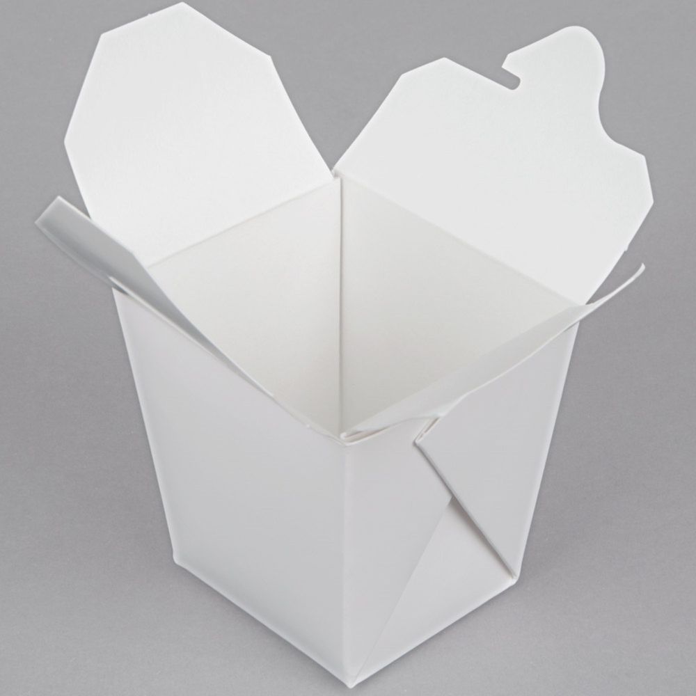 Fold-pak White Rectangular Food Container, 3.37 X 2.67 Inch -- 450 Per Case