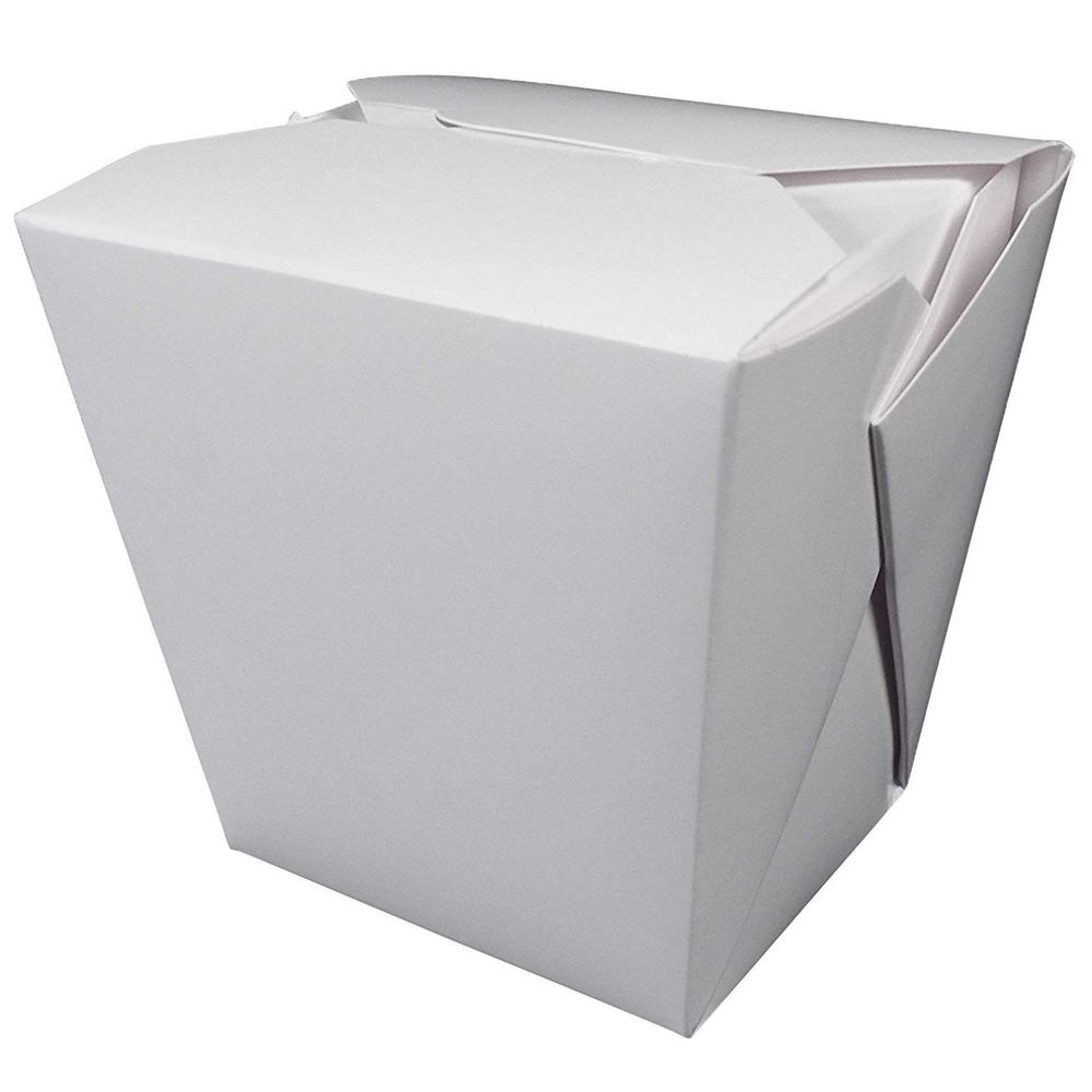 FoldPak White Rectangular Food Container, 3.37 x 2.67 inch 450 per case
