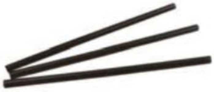 Cell-o-core Black Companion Bar Straw, 8 Inch -- 5000 Per Case