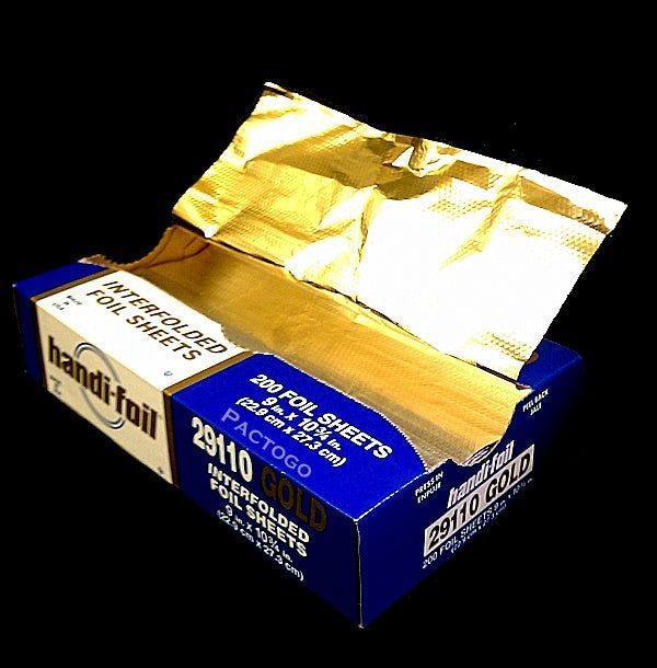 Handi-foil Gold Foil Pop-up Sheets, 9 X 10.75 Inch -- 2400 Per Case