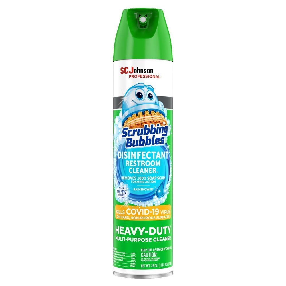 Scrubbing Bubbles Aerosol Bathroom Cleaner, 25 Ounce -- 12 Per Case