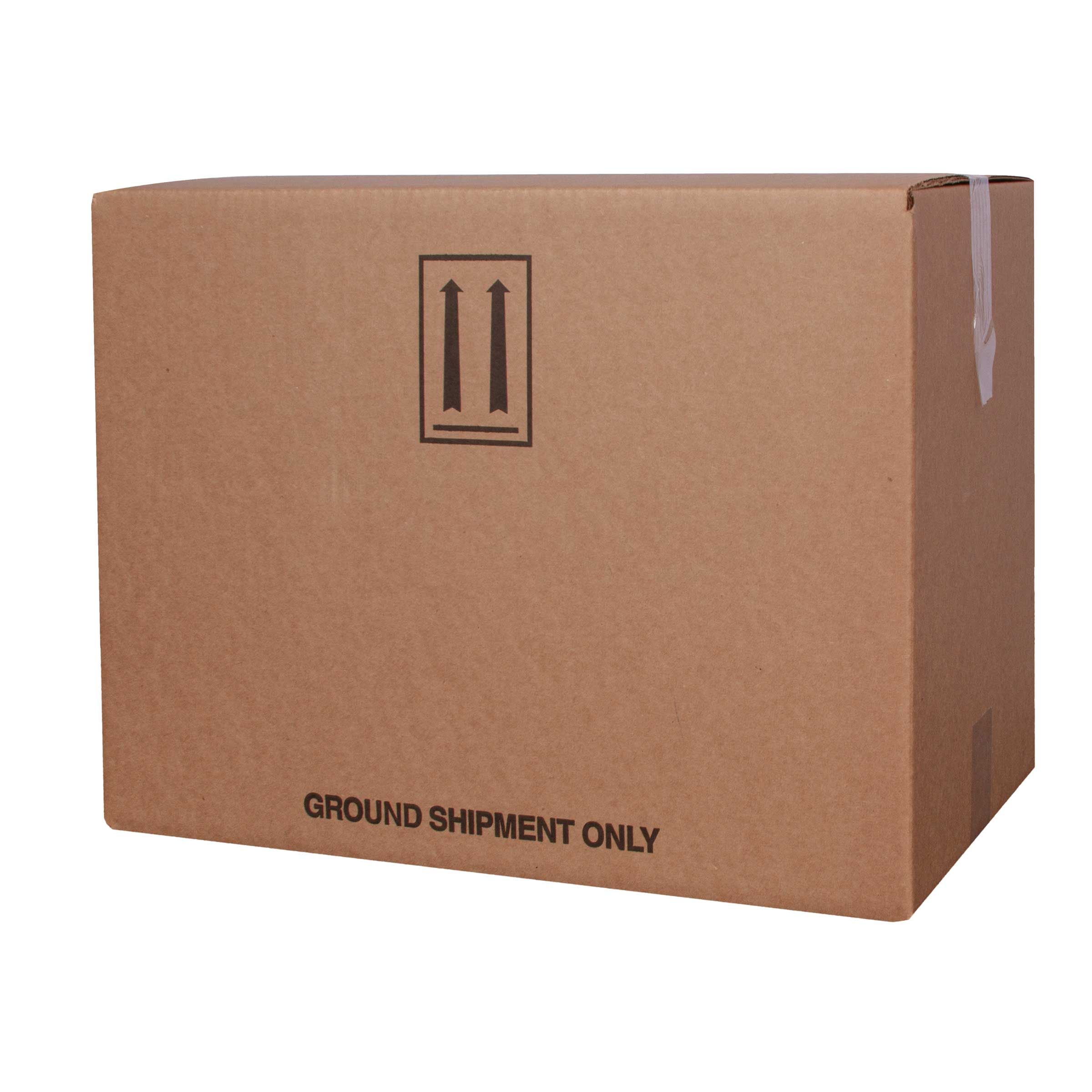 Veritiv Kraft Large Regular Paper Box, 19 X 12 X 14 Inch -- 15 Per Case