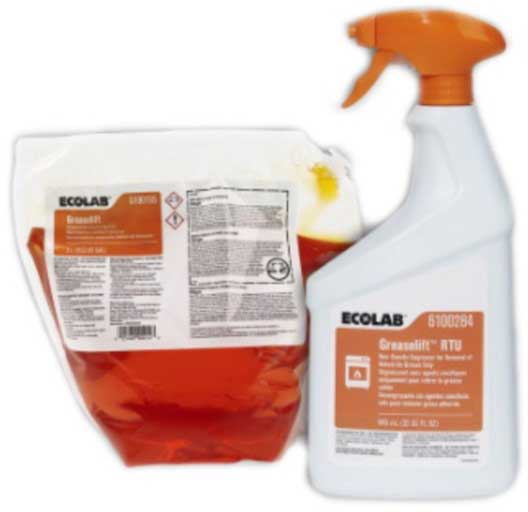 Kay Translucent Greaselift Spray Bottle With Label -- 12 Per Case
