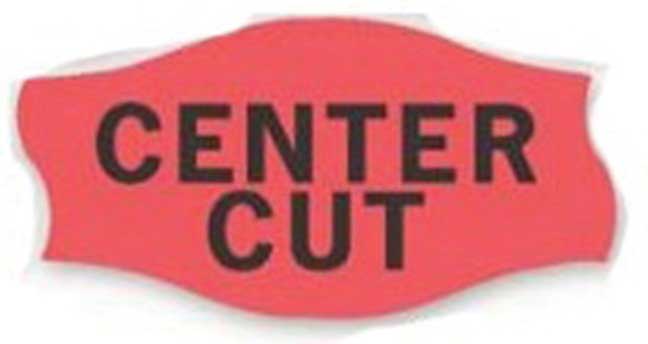 Epsen Hillmer Graphics Curly Q Red Glo Center Cut Label -- 1000 Per Case