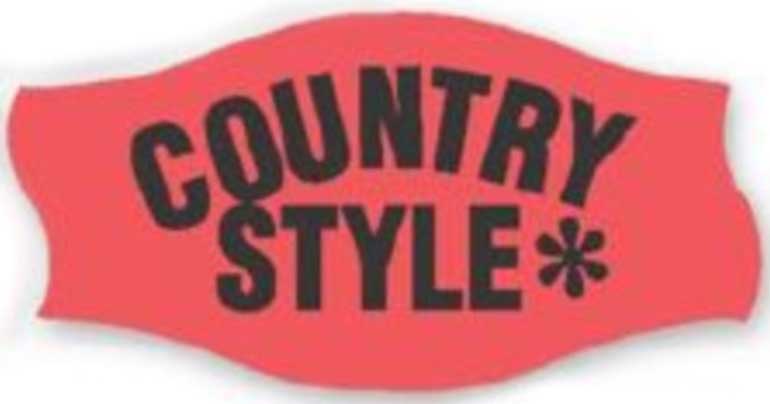 Epsen Hillmer Graphics Curly Q Red Glo Country Style Label -- 1000 Per Case