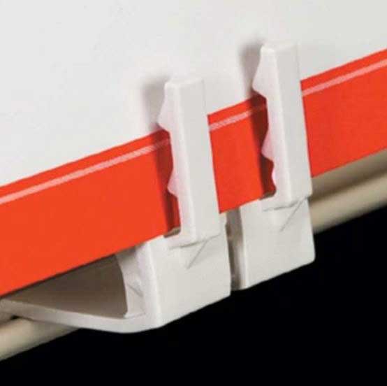 Siffron Double-duty Shelf Channel Sign Holder -- 100 Per Case