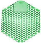 Fresh Green Cucumber Melon Wave 3d Urinal Screen, 7 X 6.5 X 0.66 Inch -- 60 Per Case